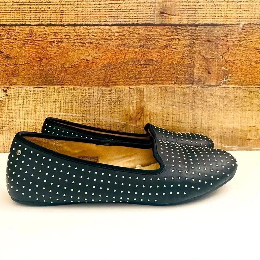 Ugg Australia Alloway Black Studded Flats